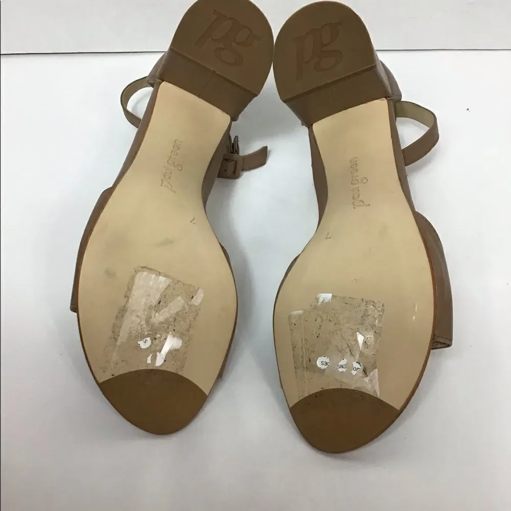 Paul Green Leather Augusta Block Heel Sandal
